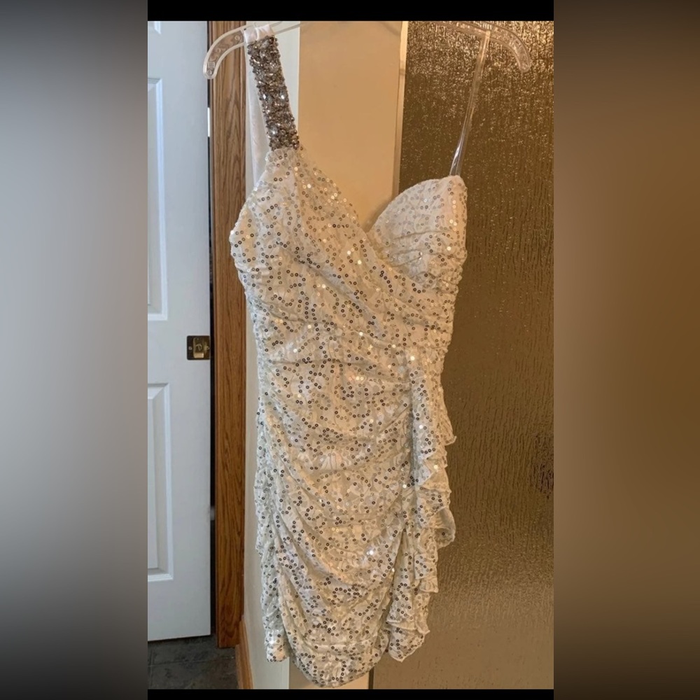 My Michelle One Strap Homecoming Dress